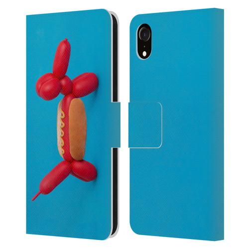 Pepino De Mar Foods Hotdog Leather Book Wallet Case Cover For Apple iPhone XR