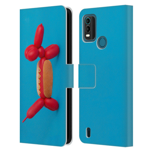 Pepino De Mar Foods Hotdog Leather Book Wallet Case Cover For Nokia G11 Plus