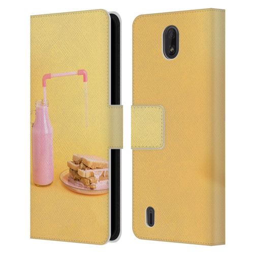 Pepino De Mar Foods Sandwich 2 Leather Book Wallet Case Cover For Nokia C01 Plus/C1 2nd Edition