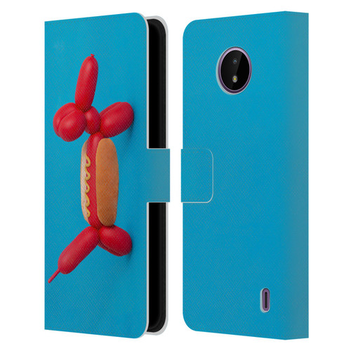 Pepino De Mar Foods Hotdog Leather Book Wallet Case Cover For Nokia C10 / C20