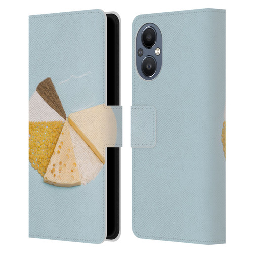 Pepino De Mar Foods Pie Leather Book Wallet Case Cover For OnePlus Nord N20 5G