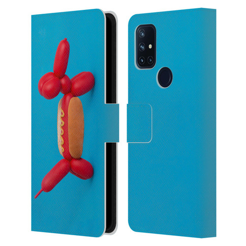 Pepino De Mar Foods Hotdog Leather Book Wallet Case Cover For OnePlus Nord N10 5G