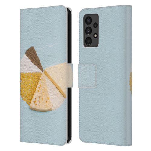 Pepino De Mar Foods Pie Leather Book Wallet Case Cover For Samsung Galaxy A13 (2022)