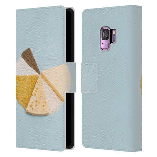 Pepino De Mar Foods Pie Leather Book Wallet Case Cover For Samsung Galaxy S9