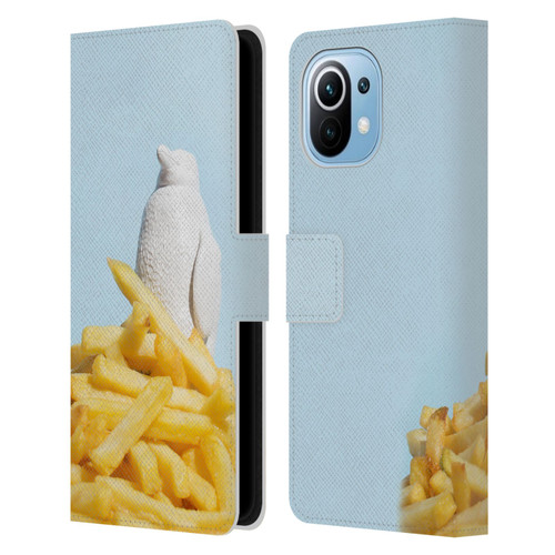 Pepino De Mar Foods Fries Leather Book Wallet Case Cover For Xiaomi Mi 11