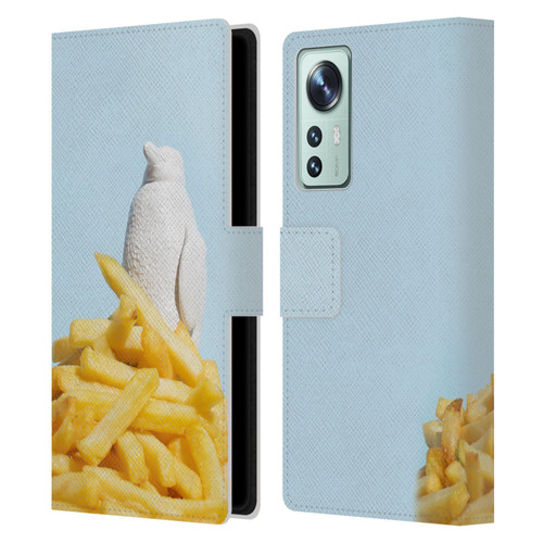 Pepino De Mar Foods Fries Leather Book Wallet Case Cover For Xiaomi 12