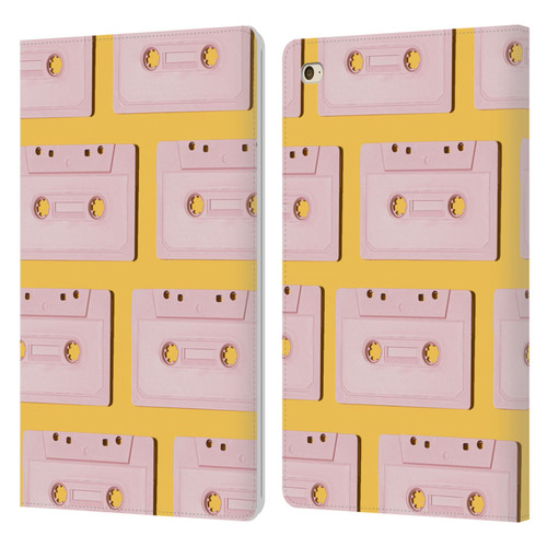 Pepino De Mar Patterns 2 Cassette Tape Leather Book Wallet Case Cover For Apple iPad mini 4