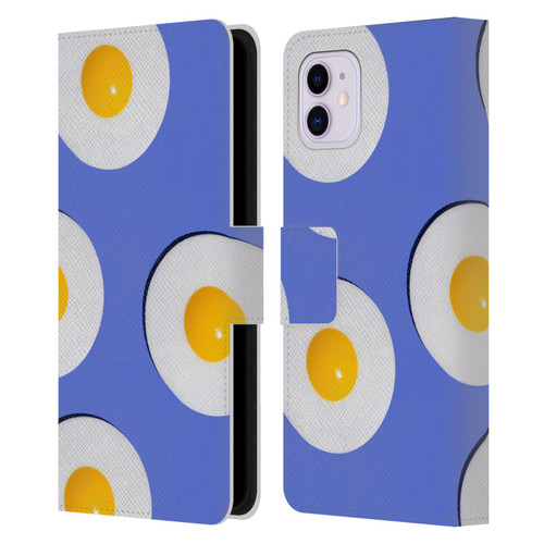 Pepino De Mar Patterns 2 Egg Leather Book Wallet Case Cover For Apple iPhone 11