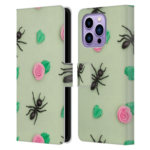 Pepino De Mar Patterns 2 Ant Leather Book Wallet Case Cover For Apple iPhone 14 Pro Max