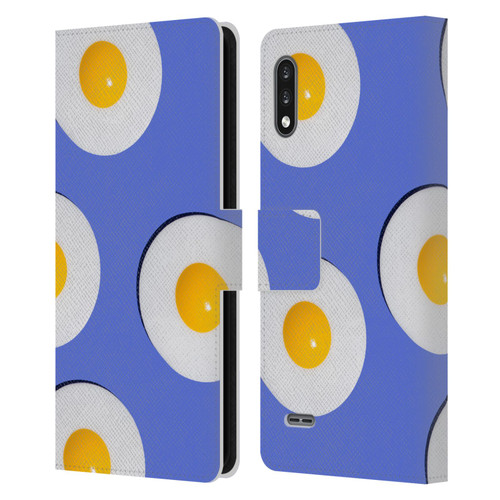 Pepino De Mar Patterns 2 Egg Leather Book Wallet Case Cover For LG K22