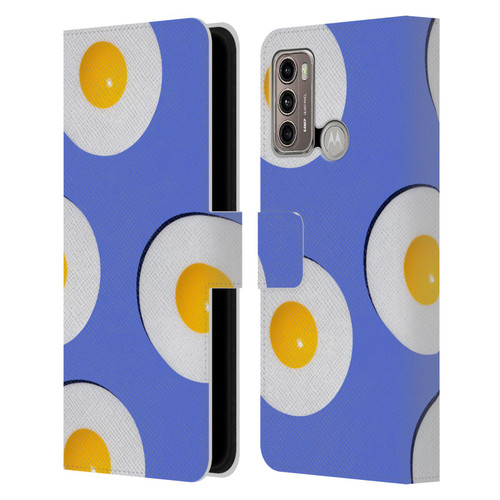 Pepino De Mar Patterns 2 Egg Leather Book Wallet Case Cover For Motorola Moto G60 / Moto G40 Fusion