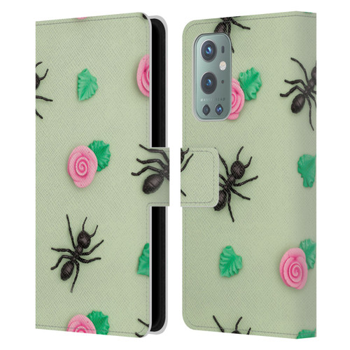 Pepino De Mar Patterns 2 Ant Leather Book Wallet Case Cover For OnePlus 9