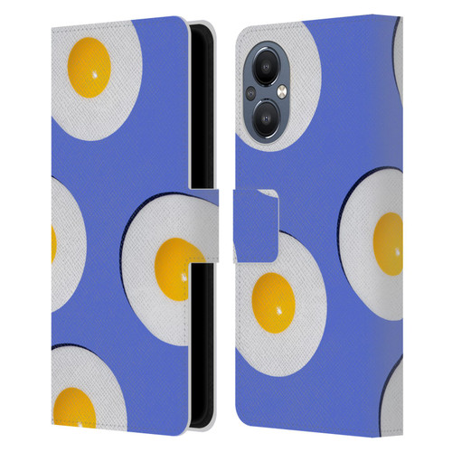 Pepino De Mar Patterns 2 Egg Leather Book Wallet Case Cover For OnePlus Nord N20 5G