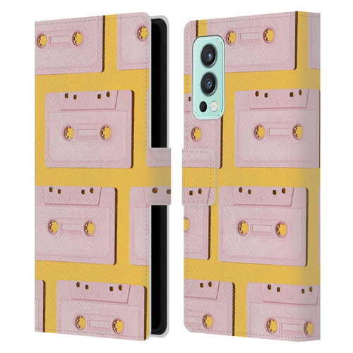 Pepino De Mar Patterns 2 Cassette Tape Leather Book Wallet Case Cover For OnePlus Nord 2 5G
