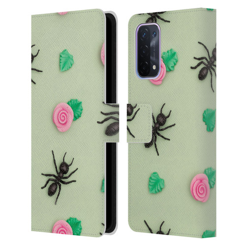 Pepino De Mar Patterns 2 Ant Leather Book Wallet Case Cover For OPPO A54 5G