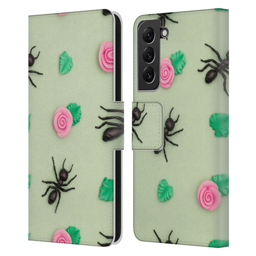 Pepino De Mar Patterns 2 Ant Leather Book Wallet Case Cover For Samsung Galaxy S22+ 5G