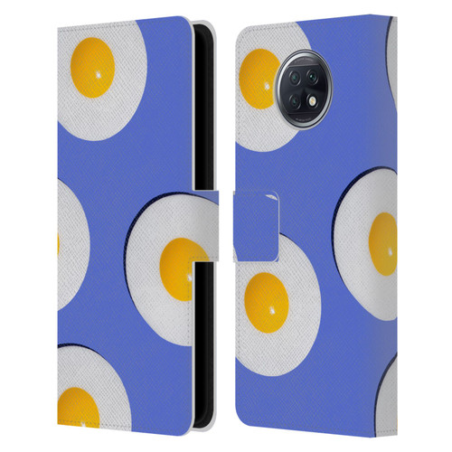 Pepino De Mar Patterns 2 Egg Leather Book Wallet Case Cover For Xiaomi Redmi Note 9T 5G