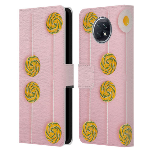Pepino De Mar Patterns 2 Lollipop Leather Book Wallet Case Cover For Xiaomi Redmi Note 9T 5G