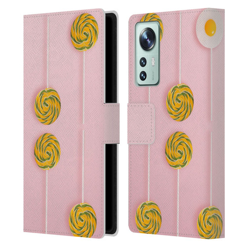 Pepino De Mar Patterns 2 Lollipop Leather Book Wallet Case Cover For Xiaomi 12