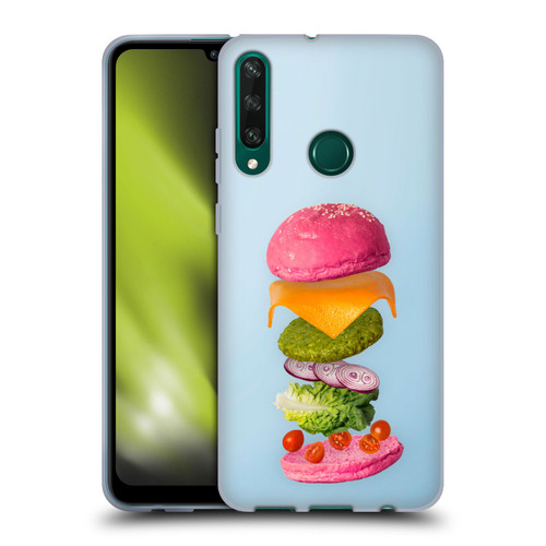 Pepino De Mar Foods Burger 2 Soft Gel Case for Huawei Y6p