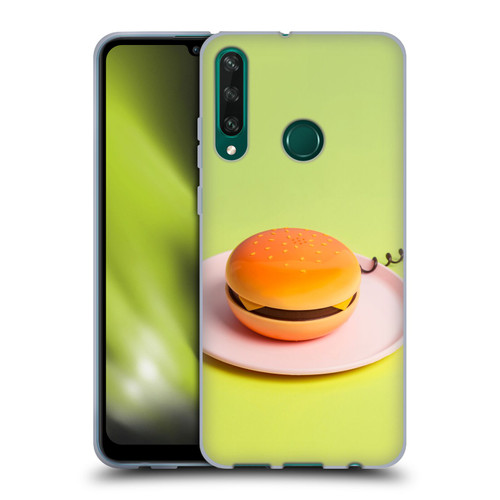 Pepino De Mar Foods Burger Soft Gel Case for Huawei Y6p