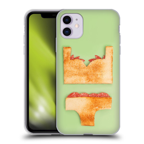 Pepino De Mar Foods Sandwich Soft Gel Case for Apple iPhone 11