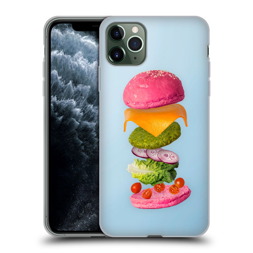Pepino De Mar Foods Burger 2 Soft Gel Case for Apple iPhone 11 Pro Max
