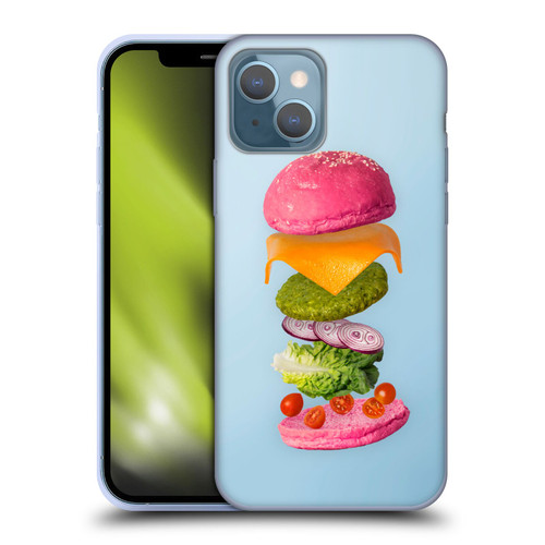 Pepino De Mar Foods Burger 2 Soft Gel Case for Apple iPhone 13