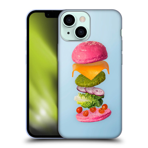 Pepino De Mar Foods Burger 2 Soft Gel Case for Apple iPhone 13 Mini