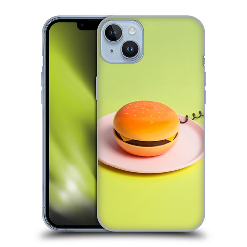 Pepino De Mar Foods Burger Soft Gel Case for Apple iPhone 14 Plus