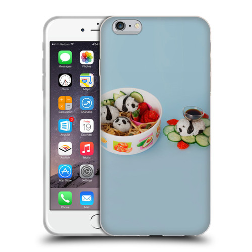 Pepino De Mar Foods Panda Rice Ball Soft Gel Case for Apple iPhone 6 Plus / iPhone 6s Plus