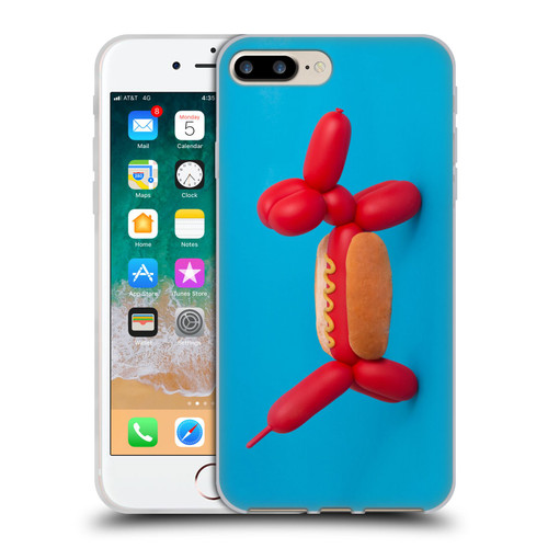Pepino De Mar Foods Hotdog Soft Gel Case for Apple iPhone 7 Plus / iPhone 8 Plus