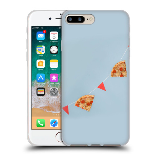 Pepino De Mar Foods Pizza Soft Gel Case for Apple iPhone 7 Plus / iPhone 8 Plus