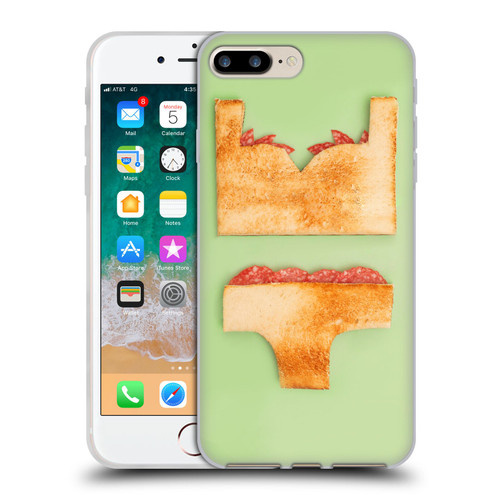 Pepino De Mar Foods Sandwich Soft Gel Case for Apple iPhone 7 Plus / iPhone 8 Plus