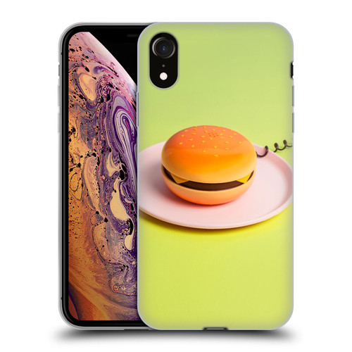 Pepino De Mar Foods Burger Soft Gel Case for Apple iPhone XR