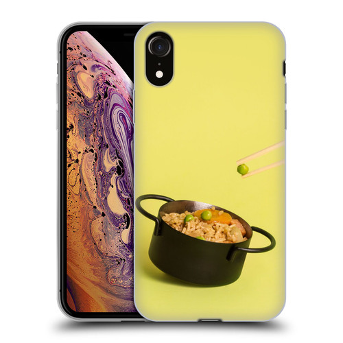 Pepino De Mar Foods Fried Rice Soft Gel Case for Apple iPhone XR