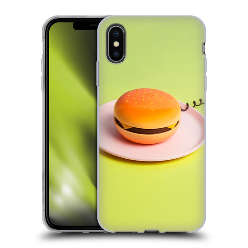 Pepino De Mar Foods Burger Soft Gel Case for Apple iPhone XS Max