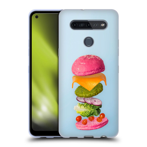 Pepino De Mar Foods Burger 2 Soft Gel Case for LG K51S