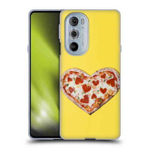 Pepino De Mar Foods Heart Pizza Soft Gel Case for Motorola Edge X30