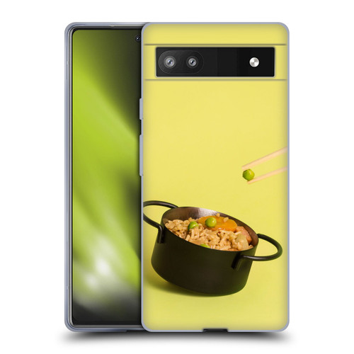 Pepino De Mar Foods Fried Rice Soft Gel Case for Google Pixel 6a