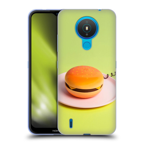 Pepino De Mar Foods Burger Soft Gel Case for Nokia 1.4