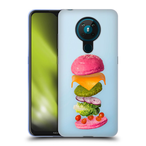 Pepino De Mar Foods Burger 2 Soft Gel Case for Nokia 5.3