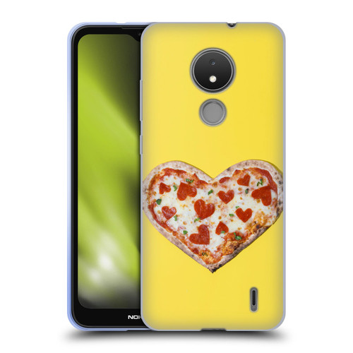 Pepino De Mar Foods Heart Pizza Soft Gel Case for Nokia C21