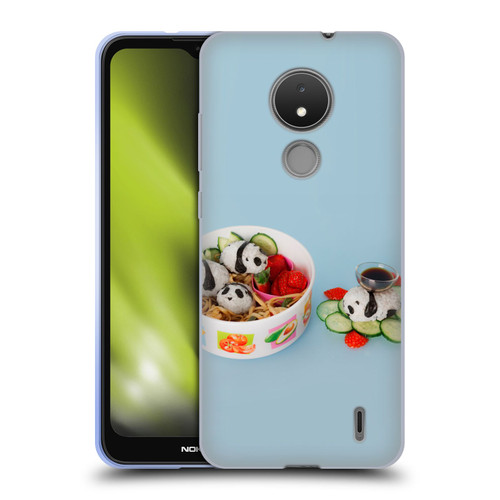 Pepino De Mar Foods Panda Rice Ball Soft Gel Case for Nokia C21