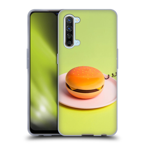Pepino De Mar Foods Burger Soft Gel Case for OPPO Find X2 Lite 5G
