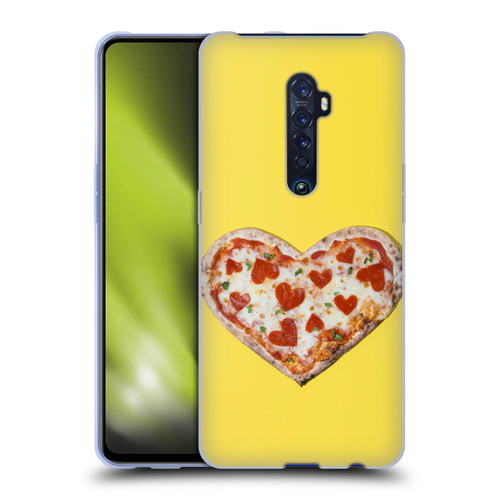 Pepino De Mar Foods Heart Pizza Soft Gel Case for OPPO Reno 2