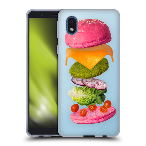 Pepino De Mar Foods Burger 2 Soft Gel Case for Samsung Galaxy A01 Core (2020)