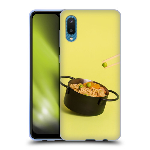 Pepino De Mar Foods Fried Rice Soft Gel Case for Samsung Galaxy A02/M02 (2021)