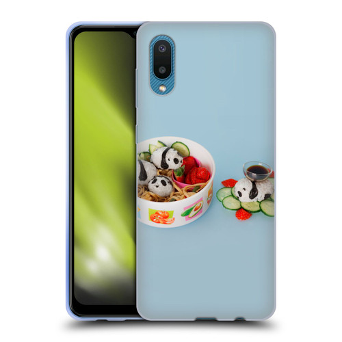 Pepino De Mar Foods Panda Rice Ball Soft Gel Case for Samsung Galaxy A02/M02 (2021)