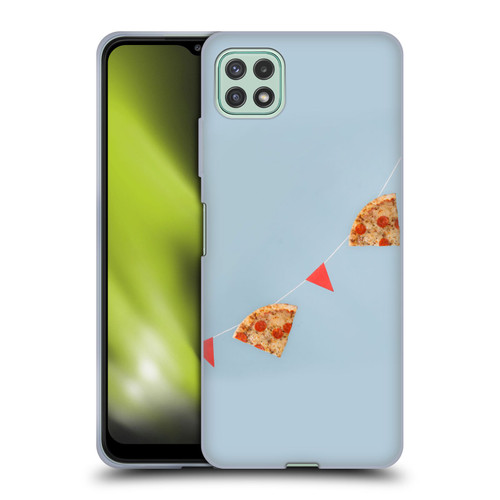 Pepino De Mar Foods Pizza Soft Gel Case for Samsung Galaxy A22 5G / F42 5G (2021)